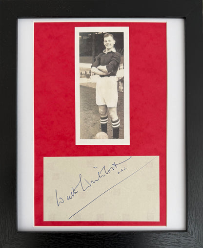 Walter Winterburn, Hand Signed Card with Photo Presentation & COA