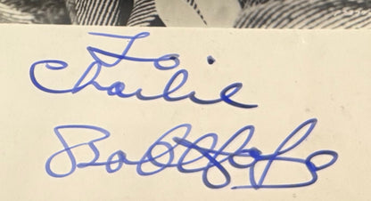 Bob Hope Hand Signed Framed 15cm x 10cm Publicity Photo & COA