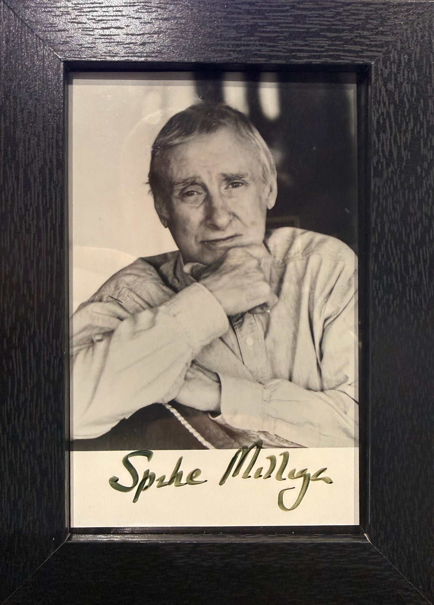 Spike Milligan Hand Signed Publicity Photo & COA