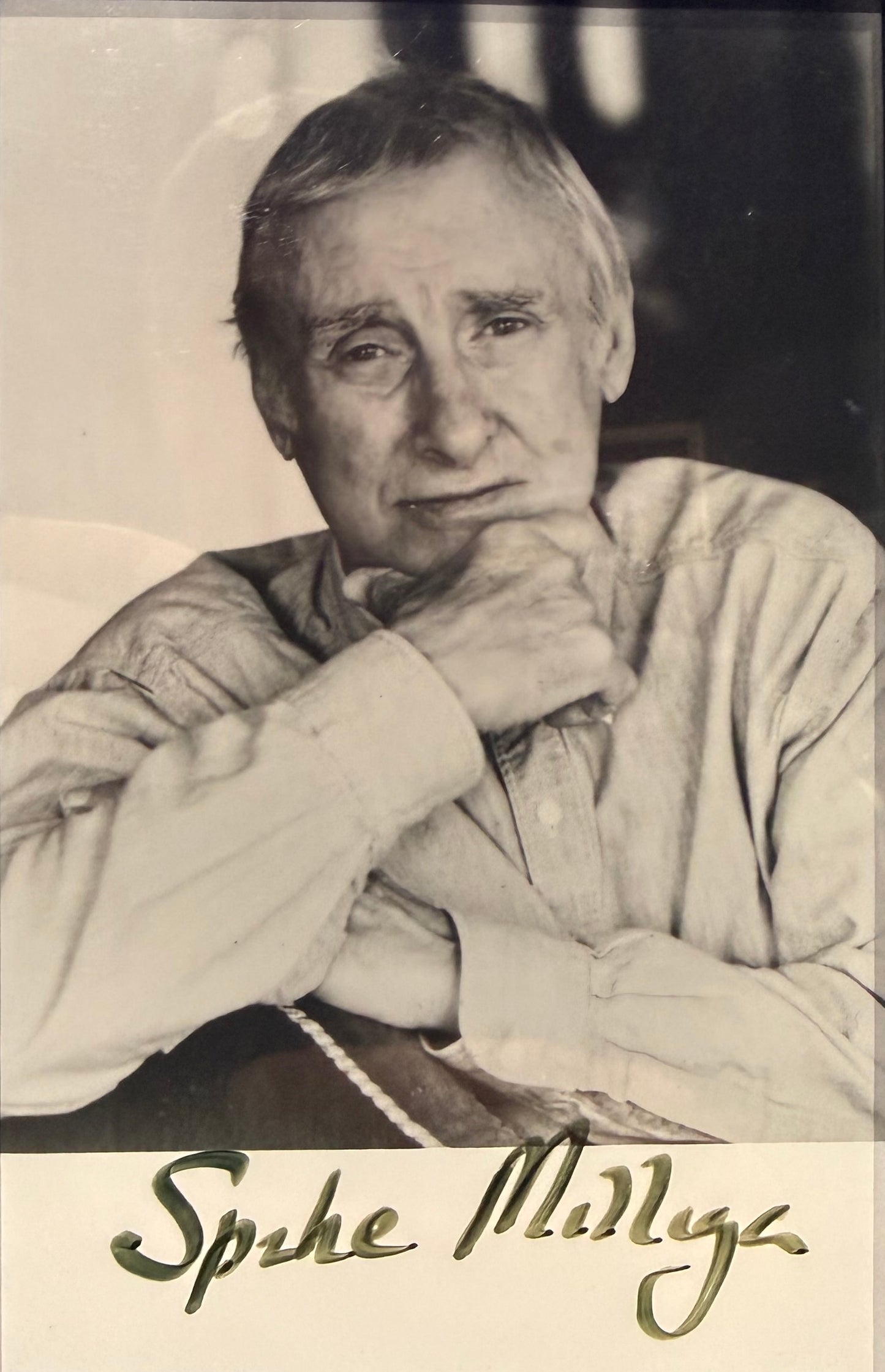 Spike Milligan Hand Signed Publicity Photo & COA