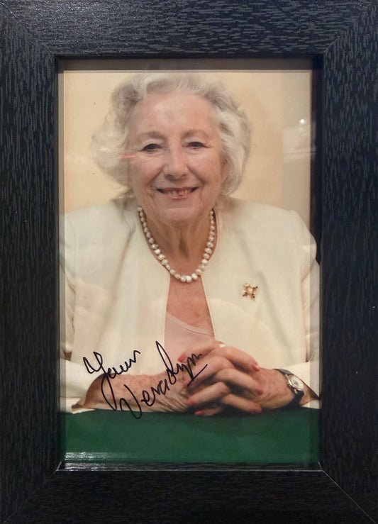 Dame Vera Lynn Hand Signed Framed Colour Photo & COA