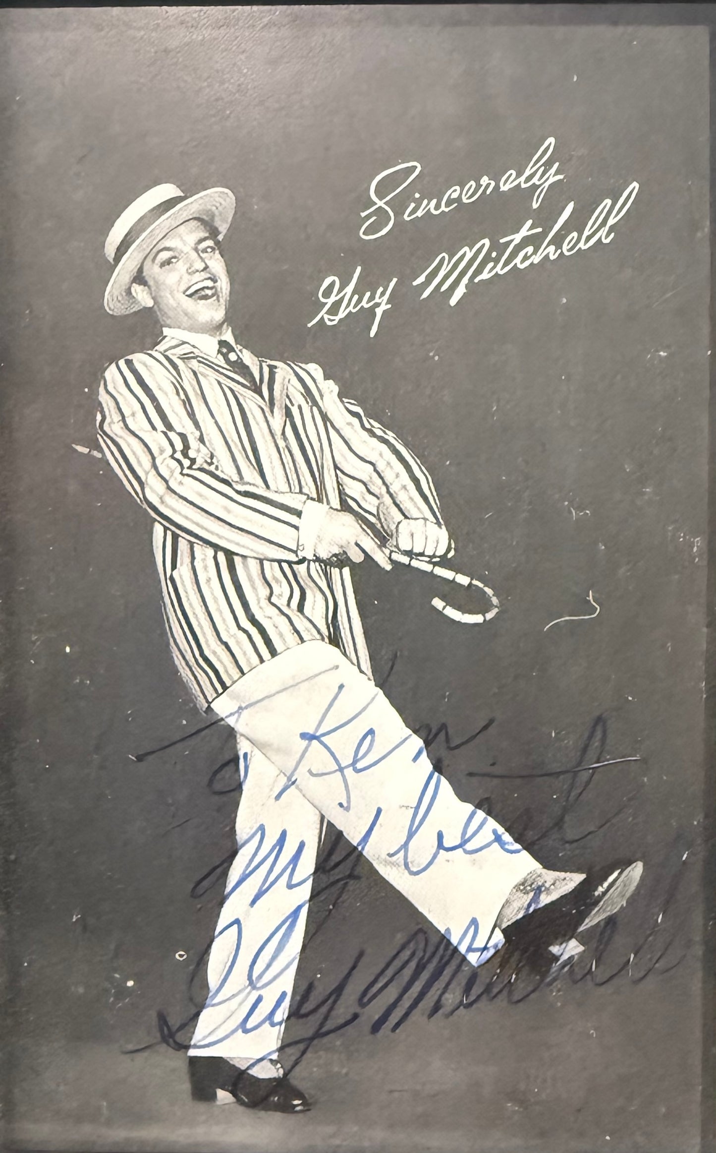 Guy Mitchell, Hand Signed Framed 15cm x 10cm Photo Presentation & COA