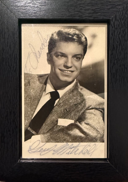 Guy Mitchell, Hand Signed Framed 15cm x 10cm Photo Presentation & COA