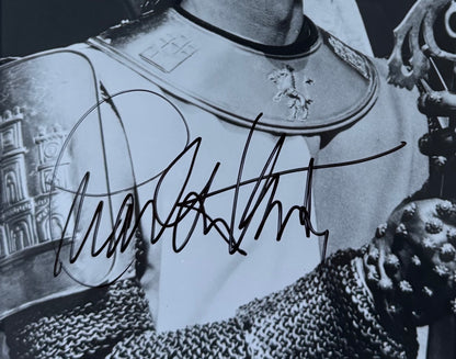 Charlton Heston Hand Signed 'El Cid' Framed Publicity Photo With COA