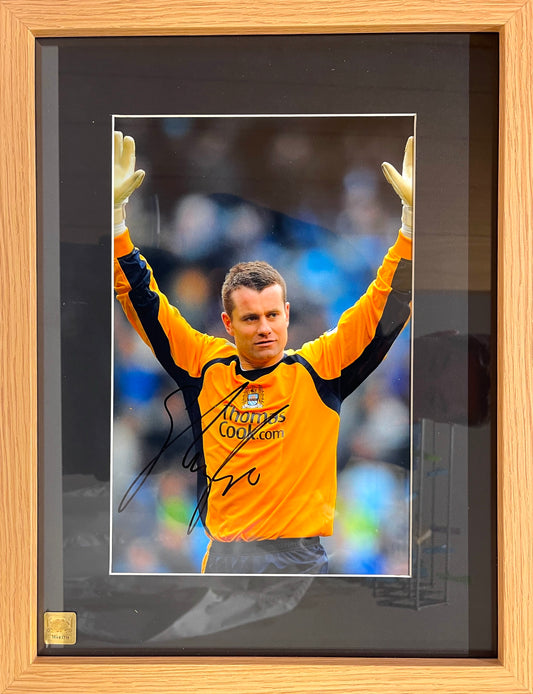 SHAY GIVEN HAND SIGNED NEWCASTLE UNITED PHOTO WITH COA