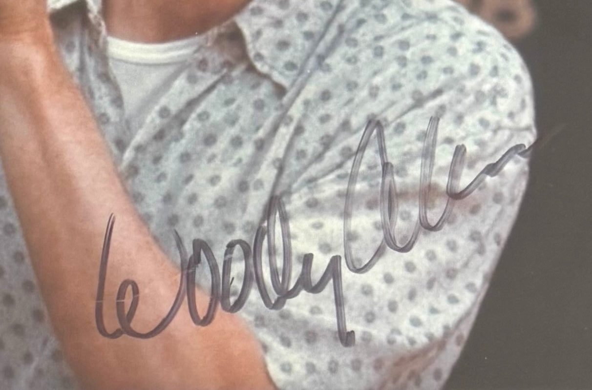 Woody Allen Hand Signed Framed 25cm x 20cm Photo Presentation & COA