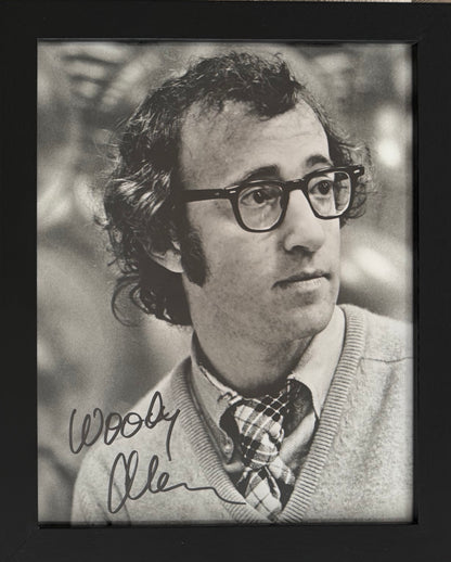 Woody Allen Hand Signed Framed 25cm x 20cm Photo Presentation & COA