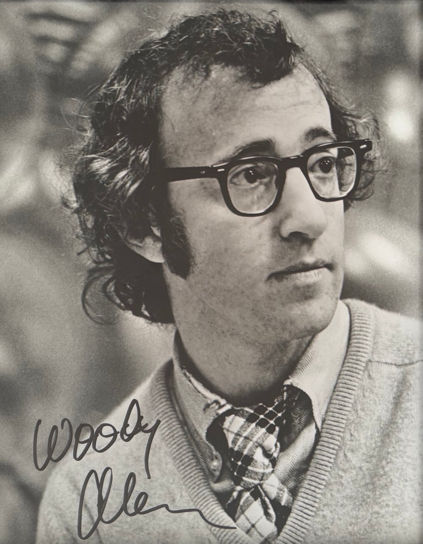 Woody Allen Hand Signed Framed 25cm x 20cm Photo Presentation & COA