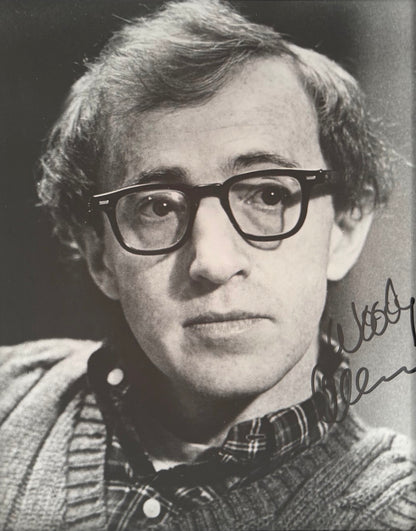Woody Allen Hand Signed Framed 25cm x 20cm Photo Presentation & COA