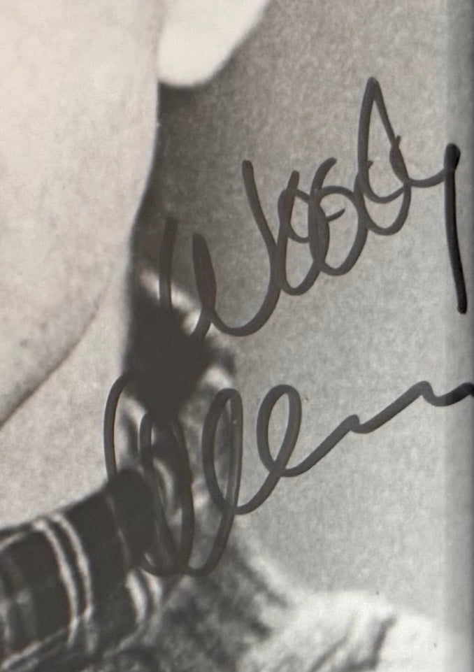 Woody Allen Hand Signed Framed 25cm x 20cm Photo Presentation & COA