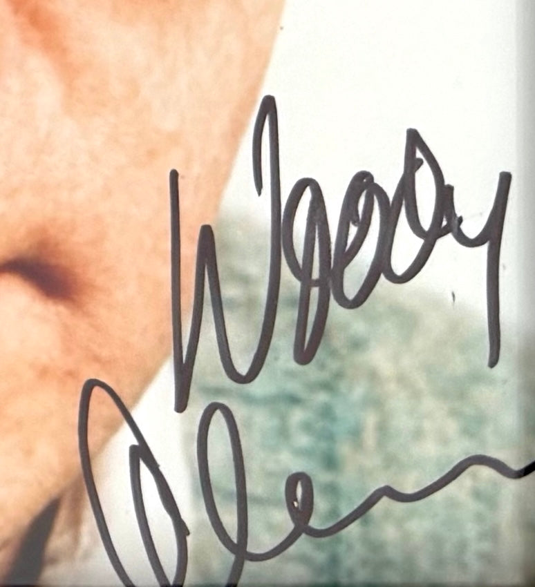 Woody Allen Hand Signed Framed 25cm x 20cm Photo Presentation & COA