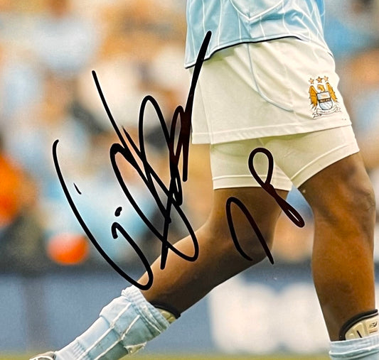 GELSON FERNANDES FORMER MANCHESTER CITY PLAYER HAND SIGNED PHOTO WITH COA