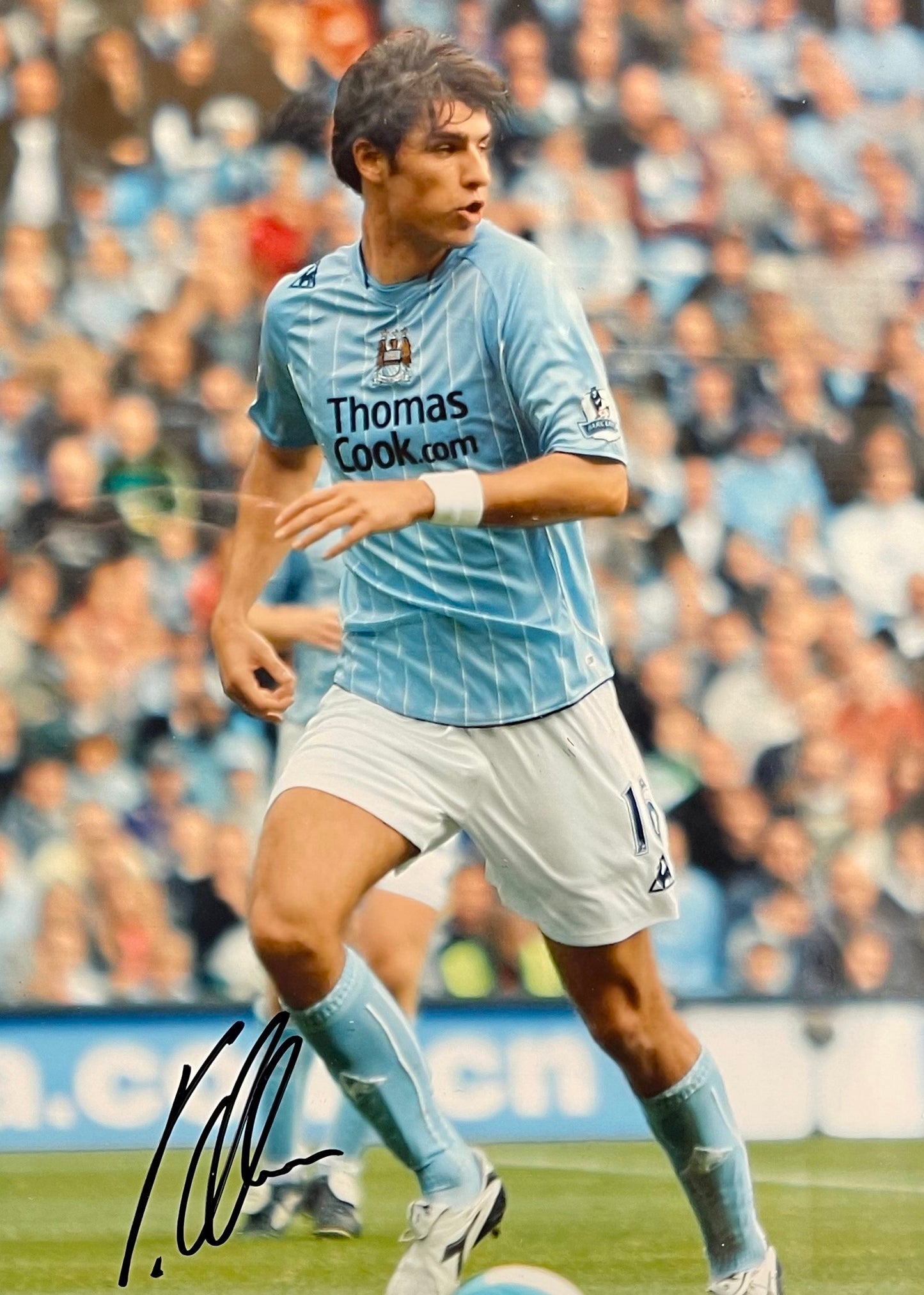 VEDRAN CORLUKA FORMER MANCHESTER CITY PLAYER HAND SIGNED PHOTO WITH COA
