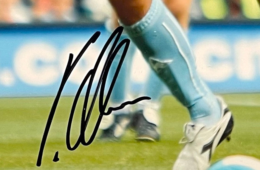 VEDRAN CORLUKA FORMER MANCHESTER CITY PLAYER HAND SIGNED PHOTO WITH COA