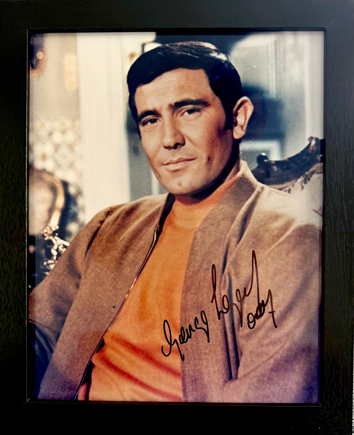 George Lazenby, Former James Bond 007, Hand Signed Photo & COA