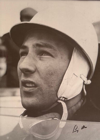 Sir Stirling Moss Hand Signed Limited Edition Print (51/500) With AFTAL COA
