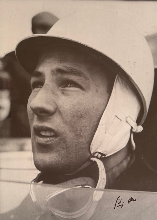 Sir Stirling Moss Hand Signed Limited Edition Print (51/500) With AFTAL COA