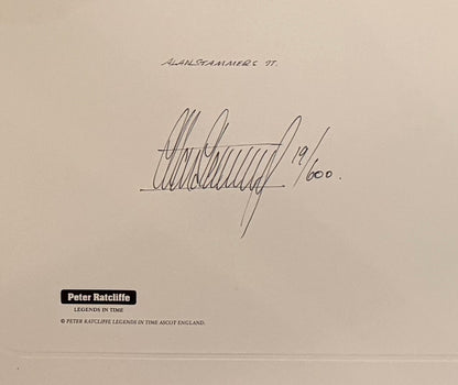 Damon Hill, Hand Signed Limited Edition Alan Stammers Drawing, And COA