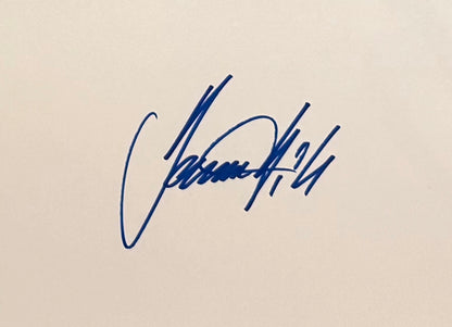 Damon Hill, Hand Signed Limited Edition Alan Stammers Drawing, And COA