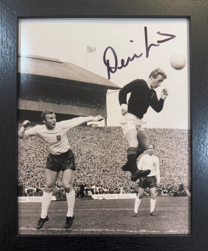 Denis Law, Manchester United, Scotland Legend, Hand Signed Framed Photo & COA