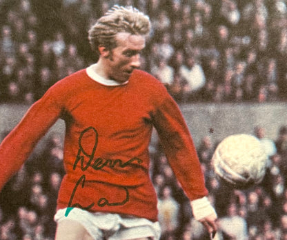 Denis Law, Manchester United, Scotland Legend, Hand Signed Framed Photo & COA