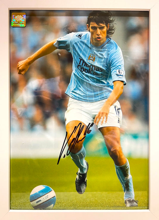 VEDRAN CORLUKA FORMER MANCHESTER CITY PLAYER HAND SIGNED PHOTO WITH COA