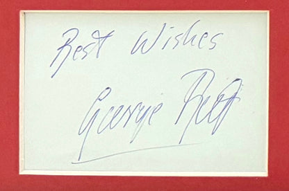 George Best, Manchester United Legend, Stunning Hand Signed Photo Card Presentation & COA