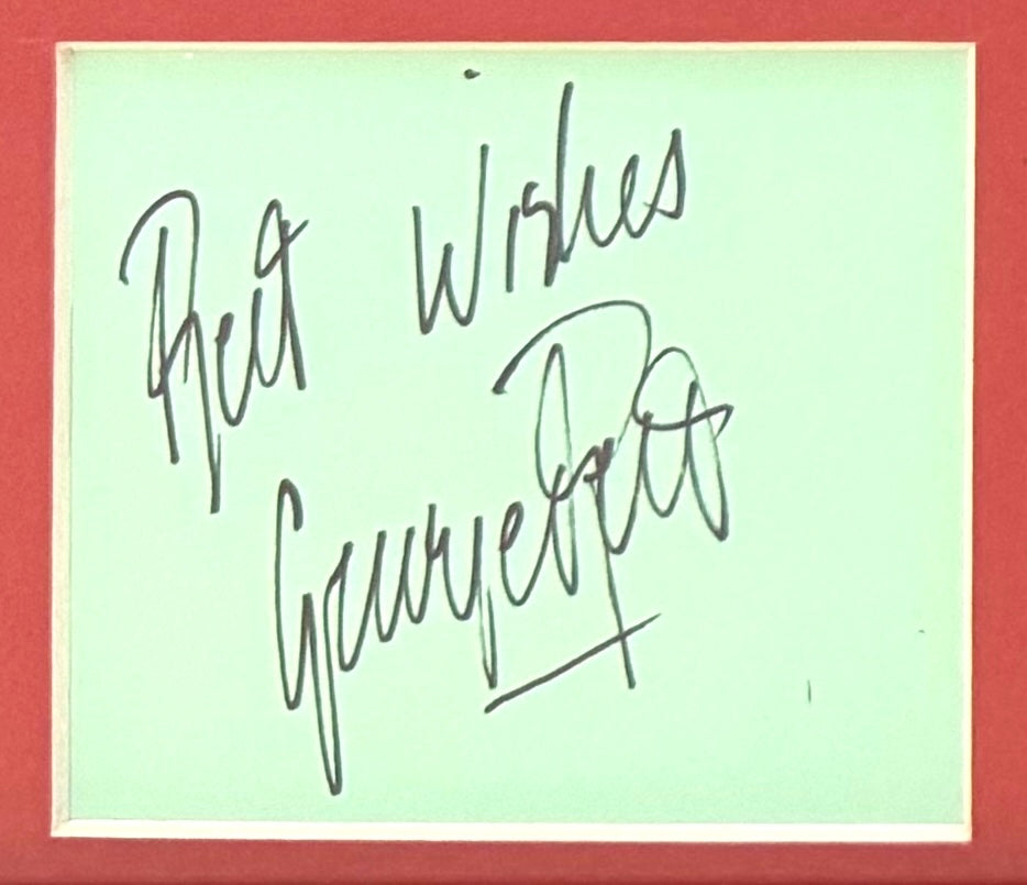 George Best, Manchester United Legend, Stunning Hand Signed Photo Card Presentation & COA