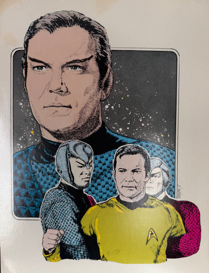 DeForest Kelley, Doctor 'Bones' McCoy, Star Trek Original Series Hand Signed Framed Magazine Cover With COA