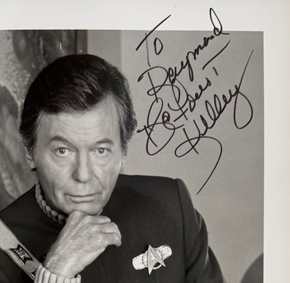 DeForest Kelley, Doctor 'Bones' McCoy, Star Trek Original Series Hand Signed Framed Photo With COA
