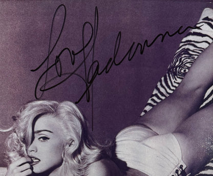 Madonna, Actress, Singer, Cultural Icon, Hand Signed Framed Photo With COA