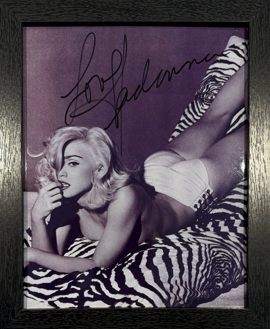 Madonna, Actress, Singer, Cultural Icon, Hand Signed Framed Photo With COA