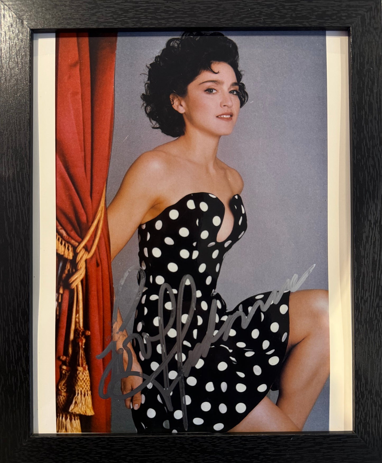 Madonna, Actress, Singer, Cultural Icon, Hand Signed Framed Photo With COA