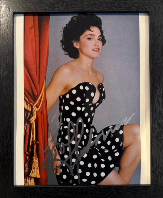Madonna, Actress, Singer, Cultural Icon, Hand Signed Framed Photo With COA