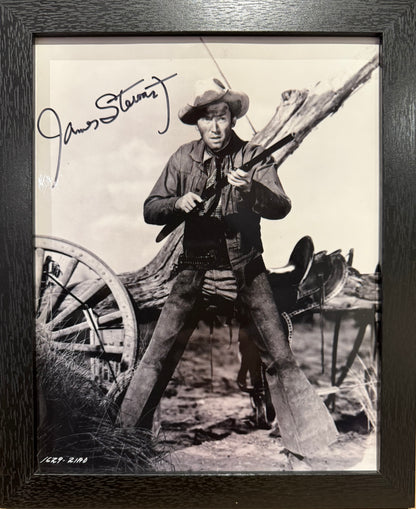 James 'Jimmy' Stewart, Hand Signed Framed Film Photo With COA