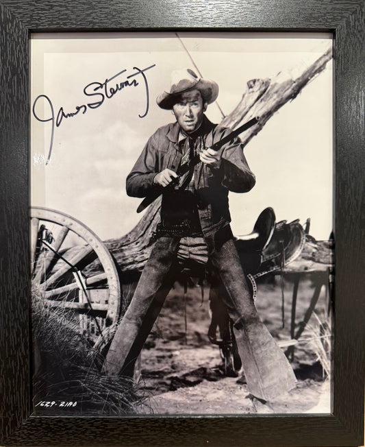 James 'Jimmy' Stewart, Hand Signed Framed Film Photo With COA