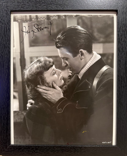 James 'Jimmy' Stewart, Hand Signed Framed Film Photo With COA