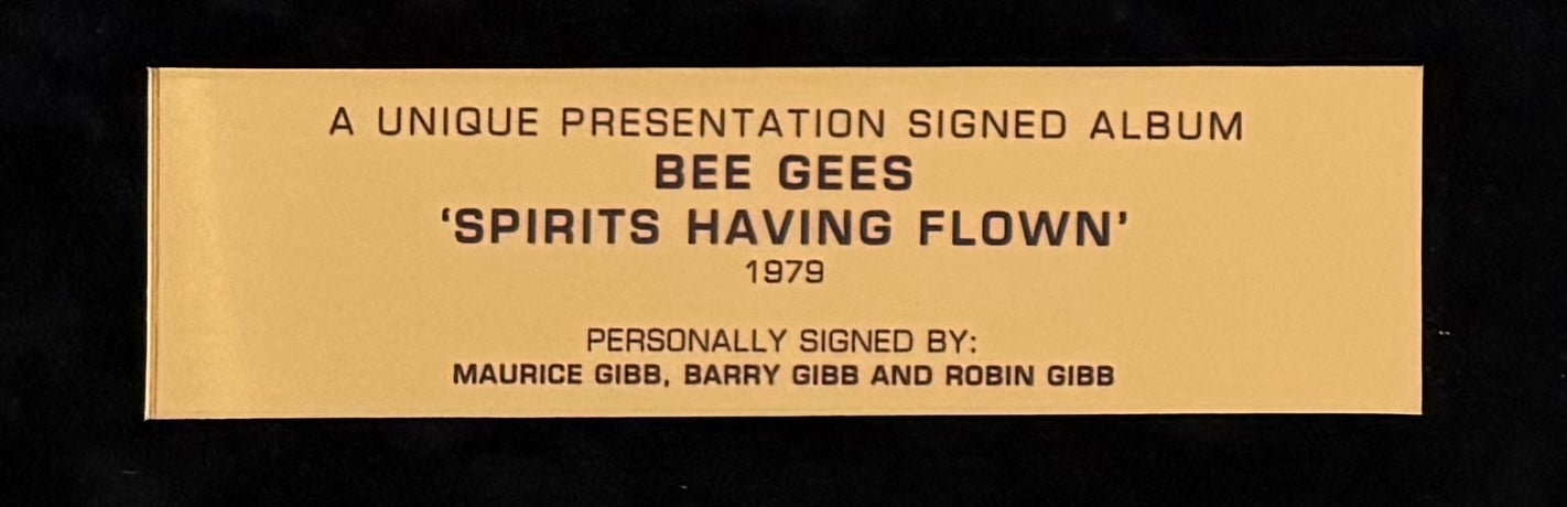 The Bee Gees Full Band Hand Signed Mounted Album Presentation & Our Price COA