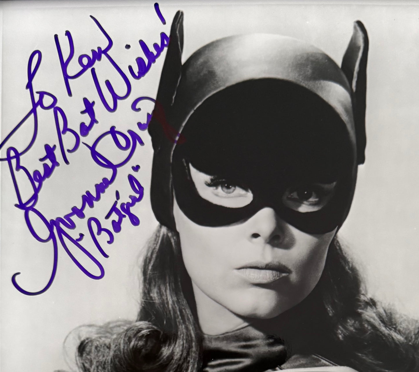 Yvonne Craig Guaranteed Hand Signed Original 'Batgirl' Photo With COA