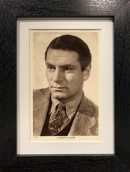 Laurence Olivier, Famous English Actor, Hand Signed Photo With COA