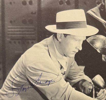 Lloyd Bridges, American Actor, Hand Signed Framed, Mounted Original Magazine Page & COA