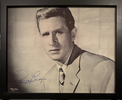 Lloyd Bridges, American Actor, Hand Signed Framed, Mounted Original Magazine Page & COA