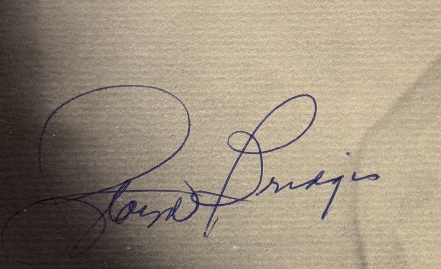 Lloyd Bridges, American Actor, Hand Signed Framed, Mounted Original Magazine Page & COA