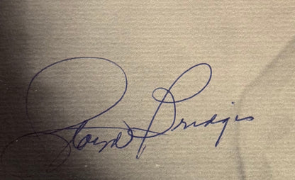 Lloyd Bridges, American Actor, Hand Signed Framed, Mounted Original Magazine Page & COA