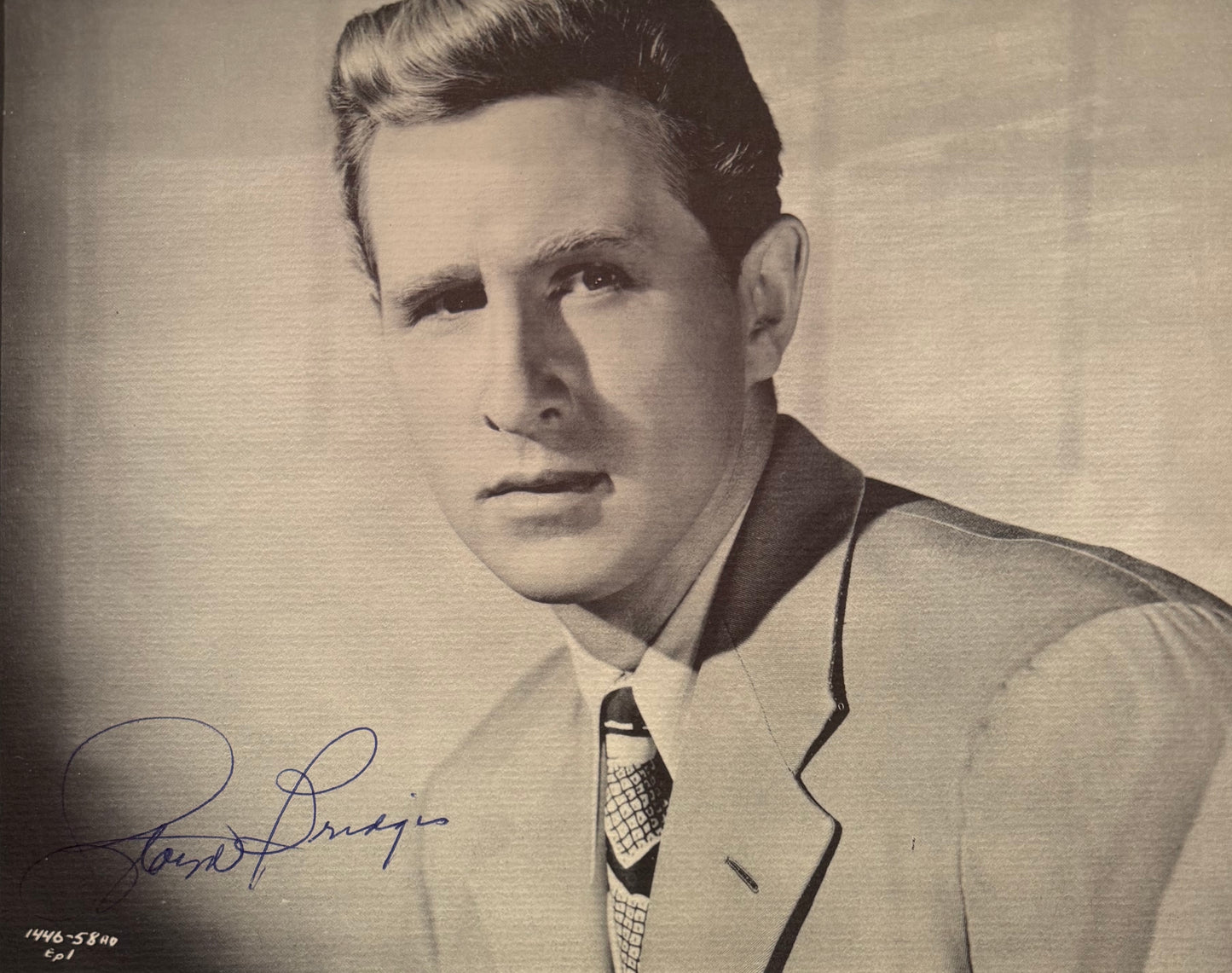 Lloyd Bridges, American Actor, Hand Signed Framed, Mounted Original Magazine Page & COA