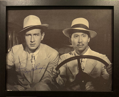 Lloyd Bridges, American Actor, Hand Signed Framed, Mounted Original Magazine Page & COA