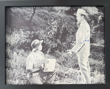 Lloyd Bridges, American Actor, Hand Signed Framed, Mounted Original Magazine Page & COA