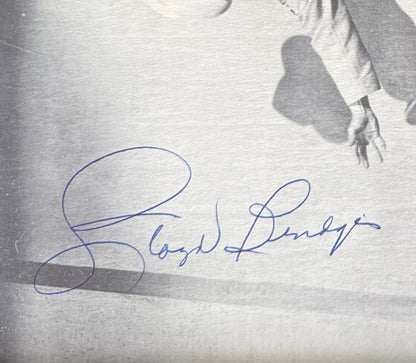 Lloyd Bridges, American Actor, Hand Signed Framed, Mounted Original Magazine Page & COA