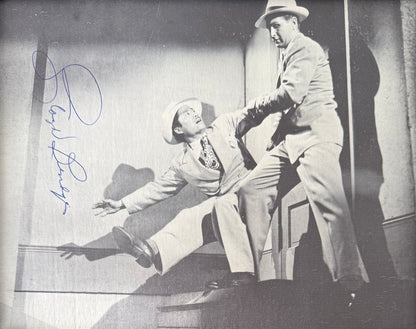 Lloyd Bridges, American Actor, Hand Signed Framed, Mounted Original Magazine Page & COA