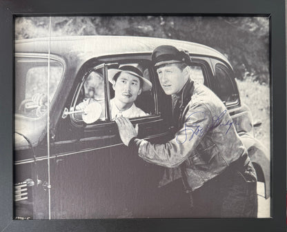 Lloyd Bridges, American Actor, Hand Signed Framed, Mounted Original Magazine Page & COA